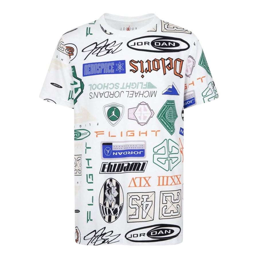 Jdb Mj Essential Aop Ss T-shirt manica corta da bambino Jordan | 95D621782
